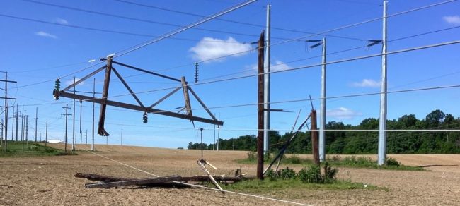 Worthington tornado damage