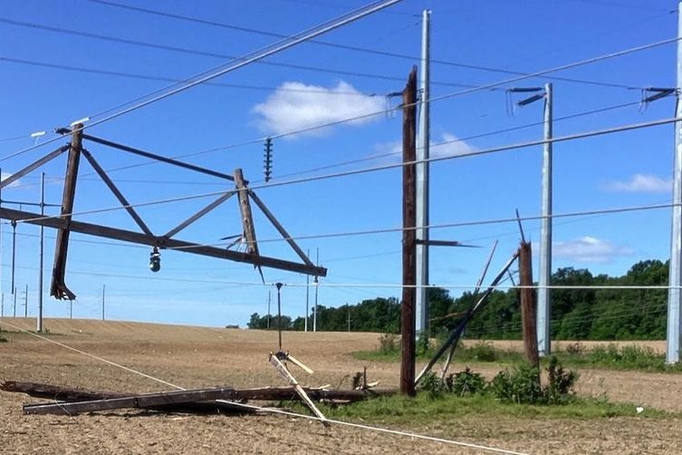 Worthington tornado damage