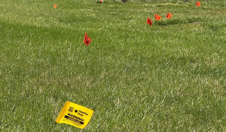 utility marking flags